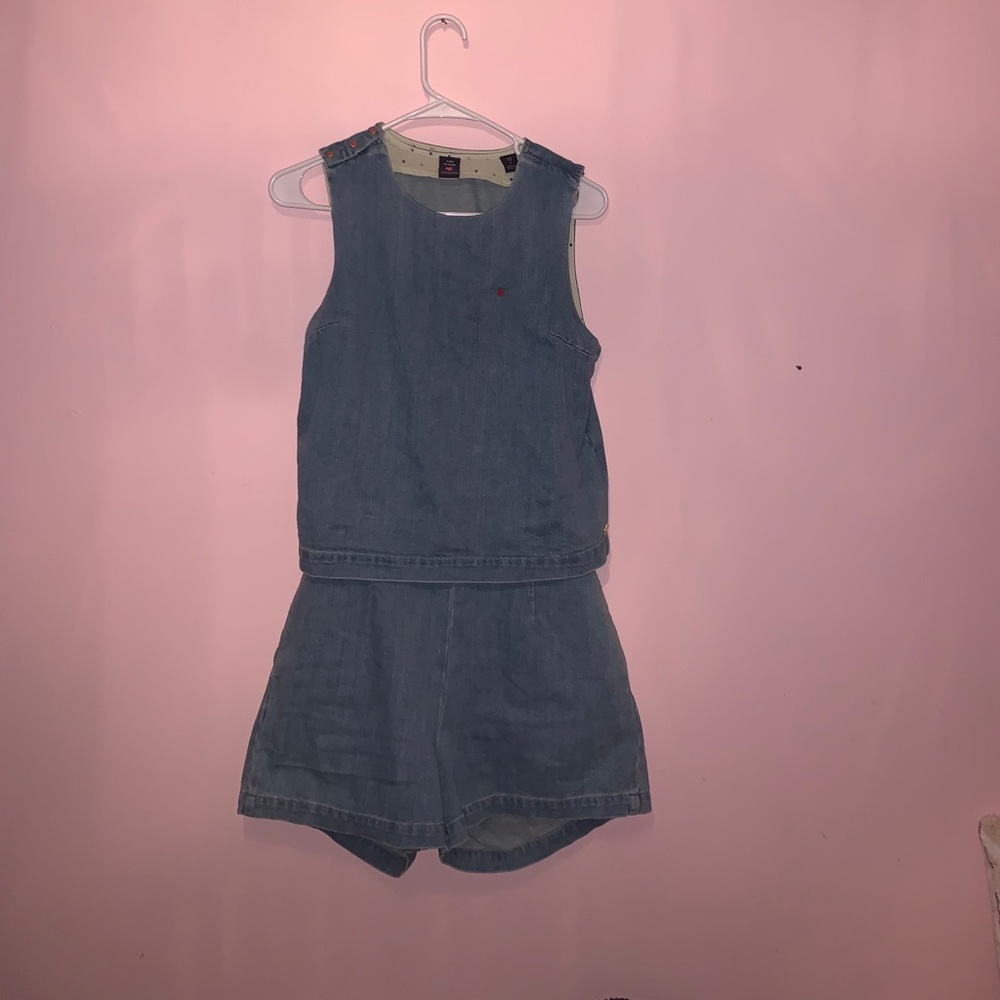 - AMS BLAUW SCOTCH AND SODA DENIM ROMPER